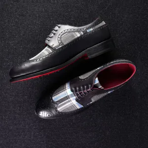Longwing Derby - Leather & Fabric
