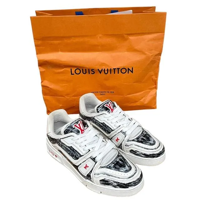 Louis Vuitton 54 Coloured-In Trainers UK 8.5