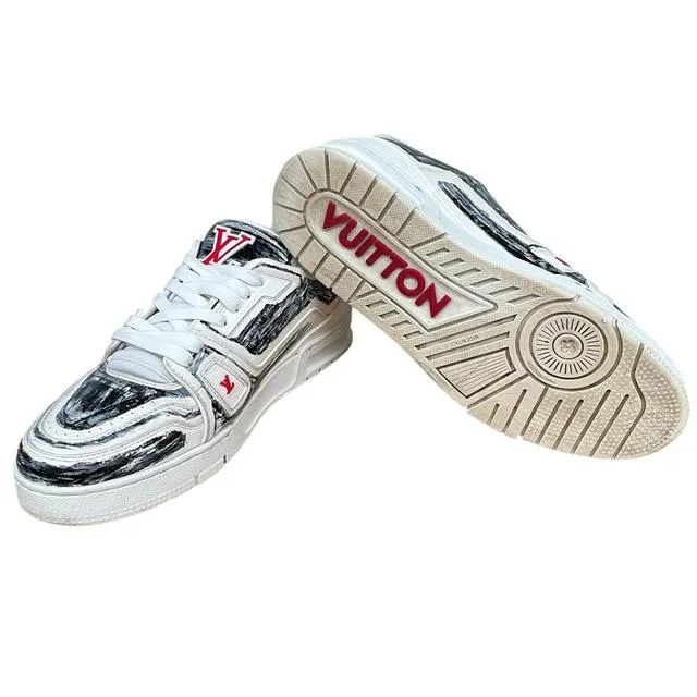 Louis Vuitton 54 Coloured-In Trainers UK 8.5