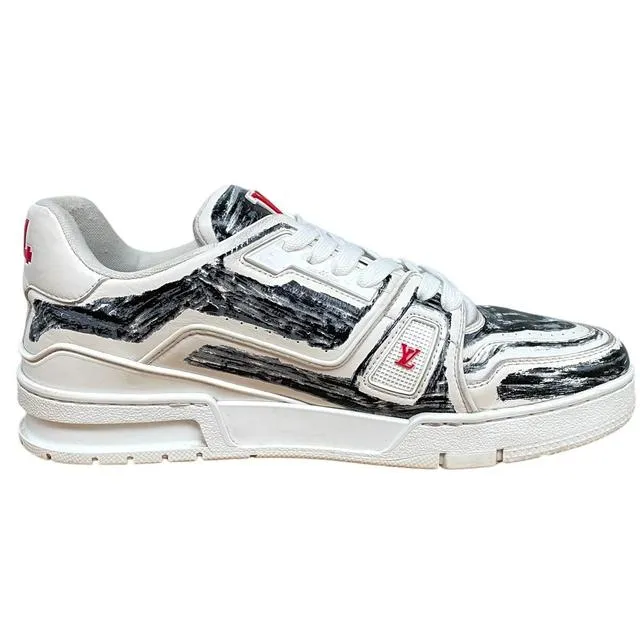 Louis Vuitton 54 Coloured-In Trainers UK 8.5