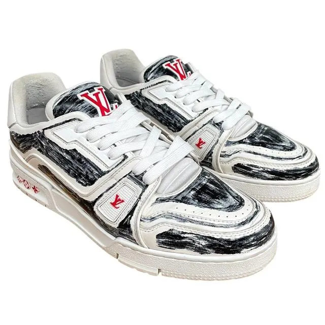 Louis Vuitton 54 Coloured-In Trainers UK 8.5