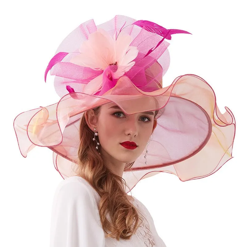 Luxy Moon Kentucky Derby Dress Cute Floral Bucket Hat