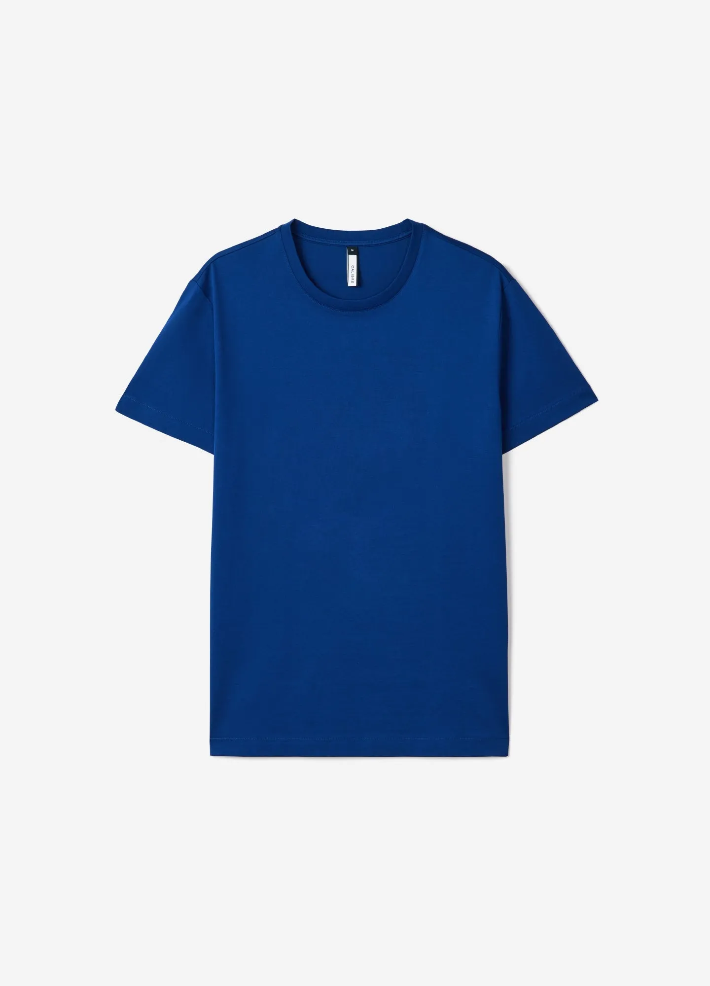 Mercerised Crew Neck T-Shirt Azure