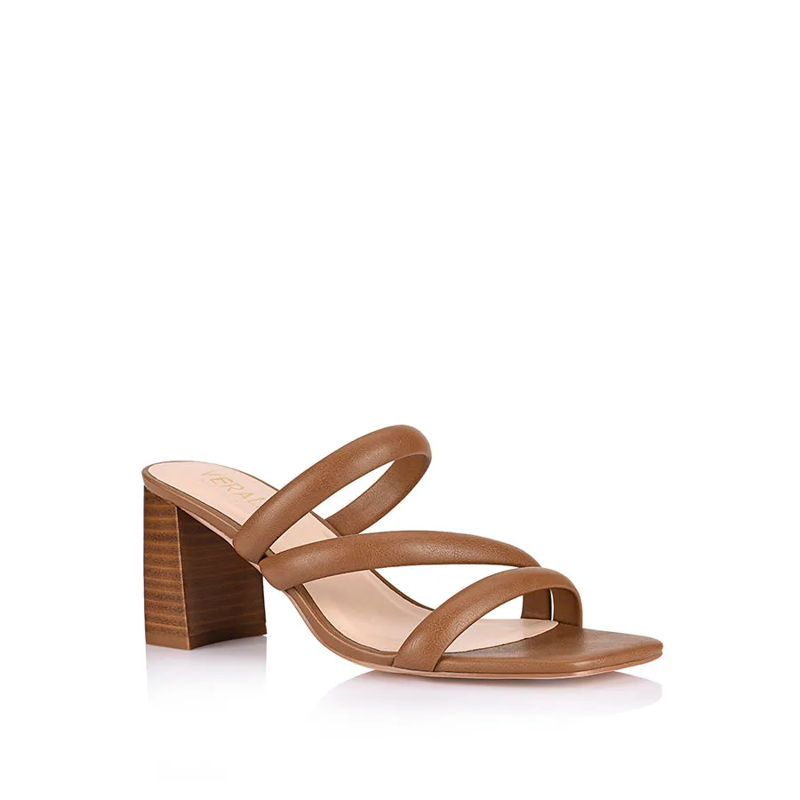 Naenae Heels - Tan Smooth