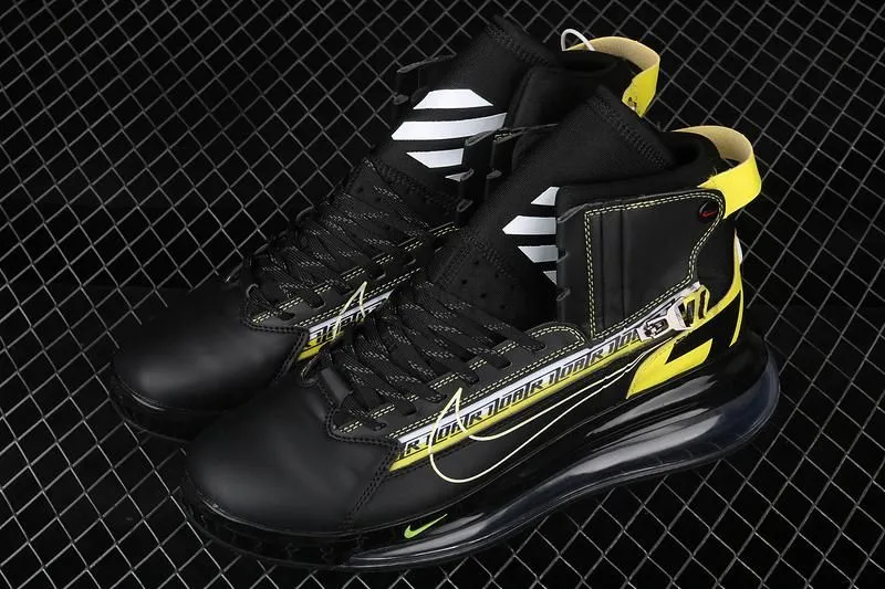 NikeMen's Air Max 720 Saturn - Black/Dynamic Yellow