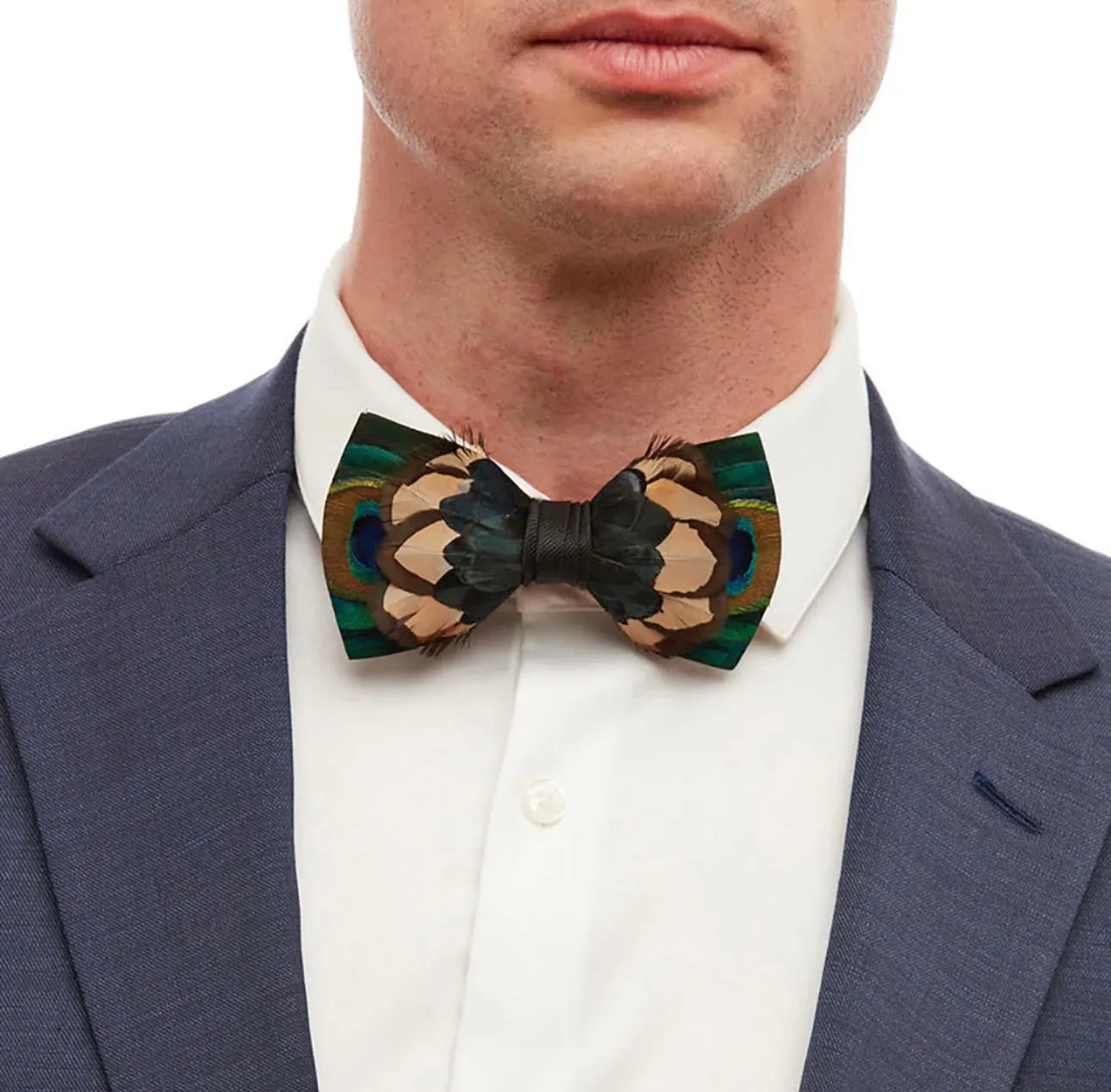 Nomad Feather Bow Tie by Brackish