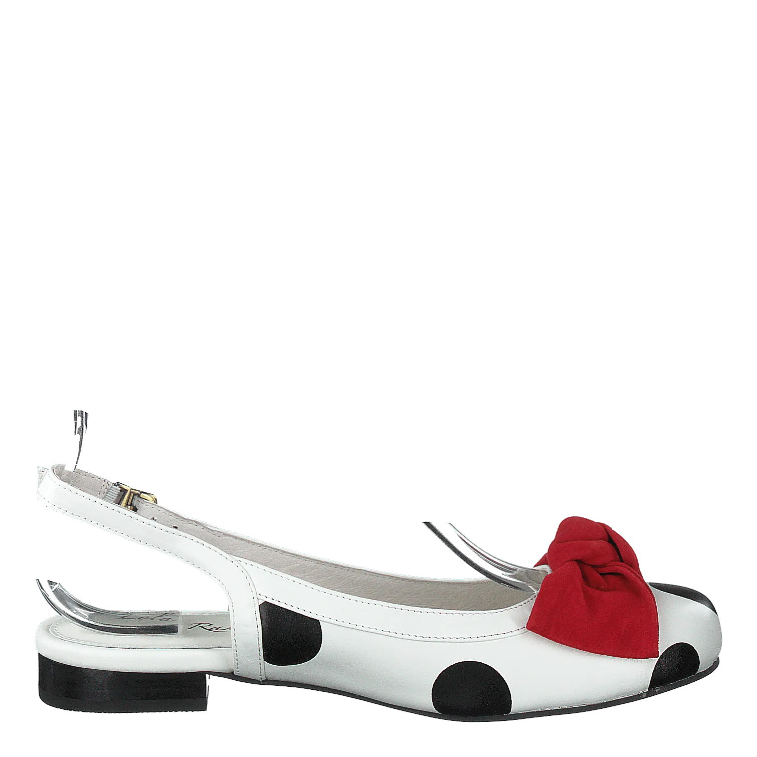 Penny White/black Dots