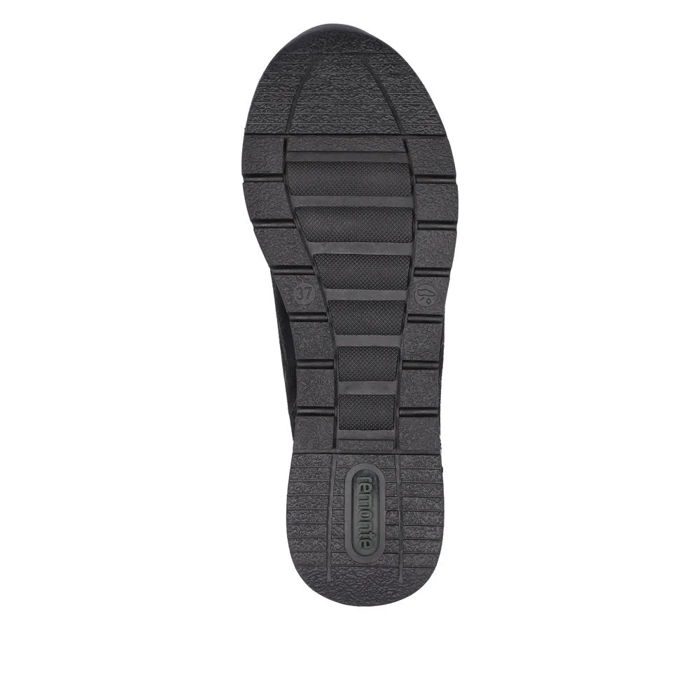 Remonte Ladies Stretch Lace Up Sneaker