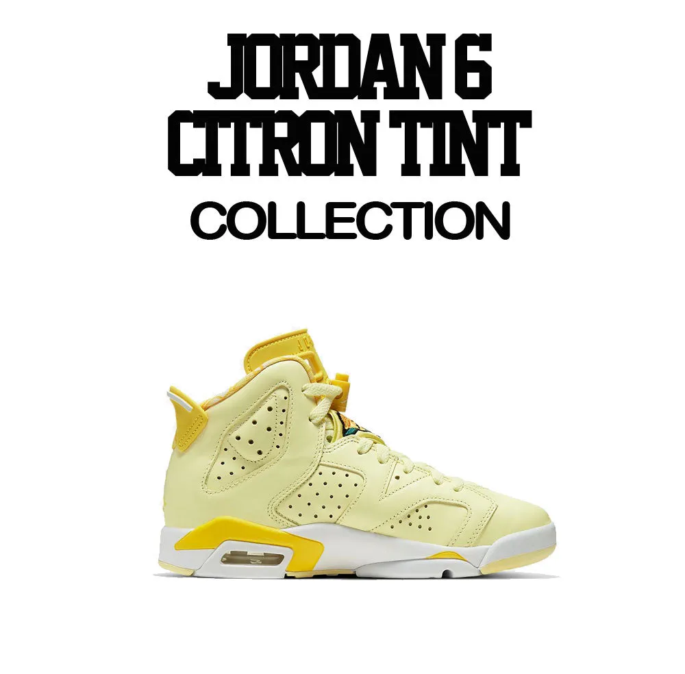Retro 6 Citron Tint Cheers Bear Sweater
