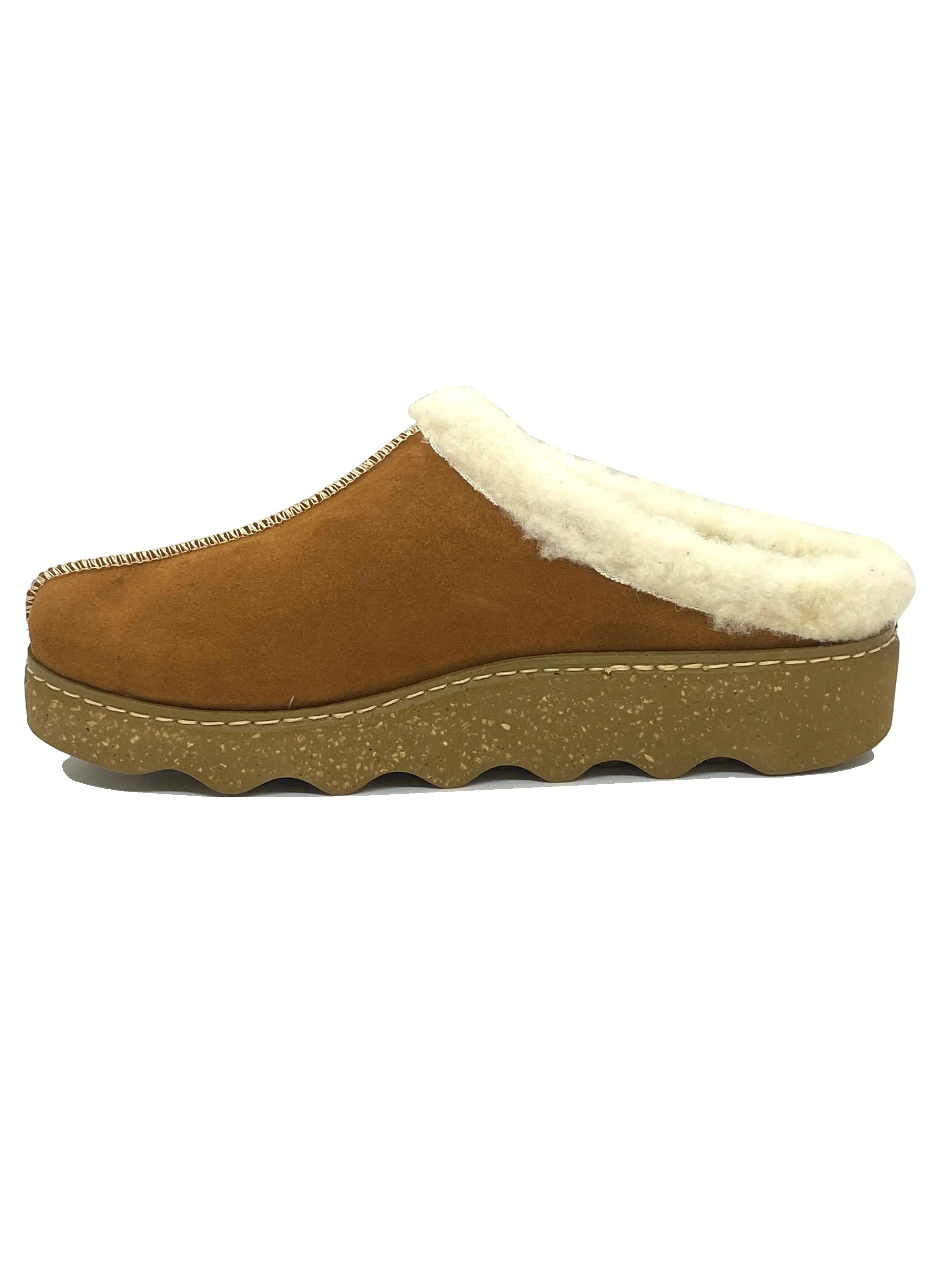 Rohde Ladies Backless Suede House Shoe