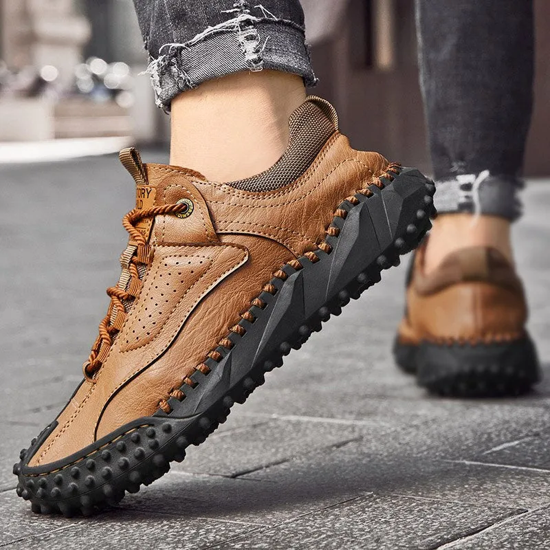 Soft Leather Breathable Casual Shoes