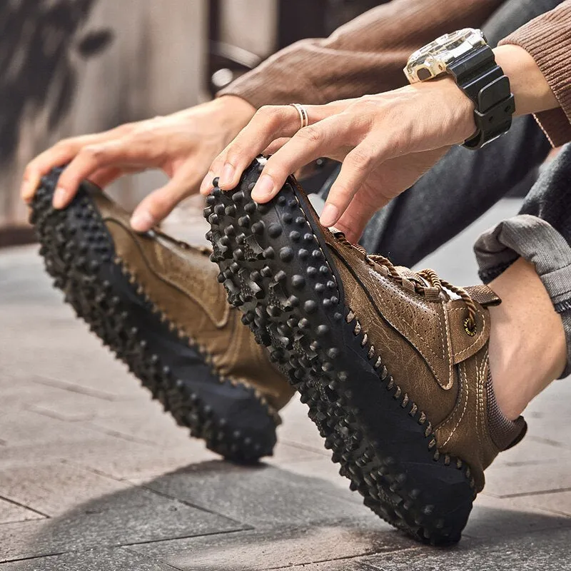 Soft Leather Breathable Casual Shoes