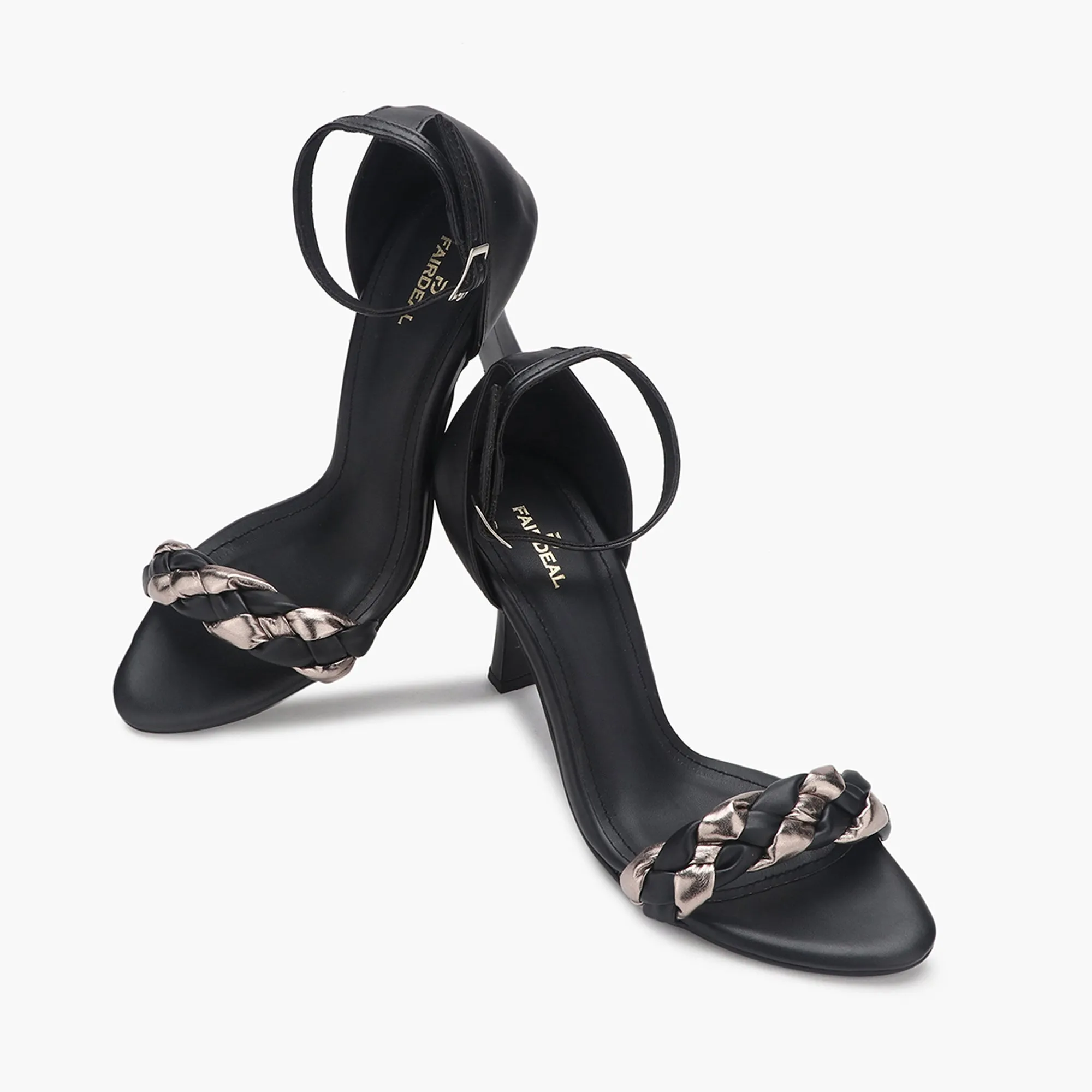 Split Braided Sandals