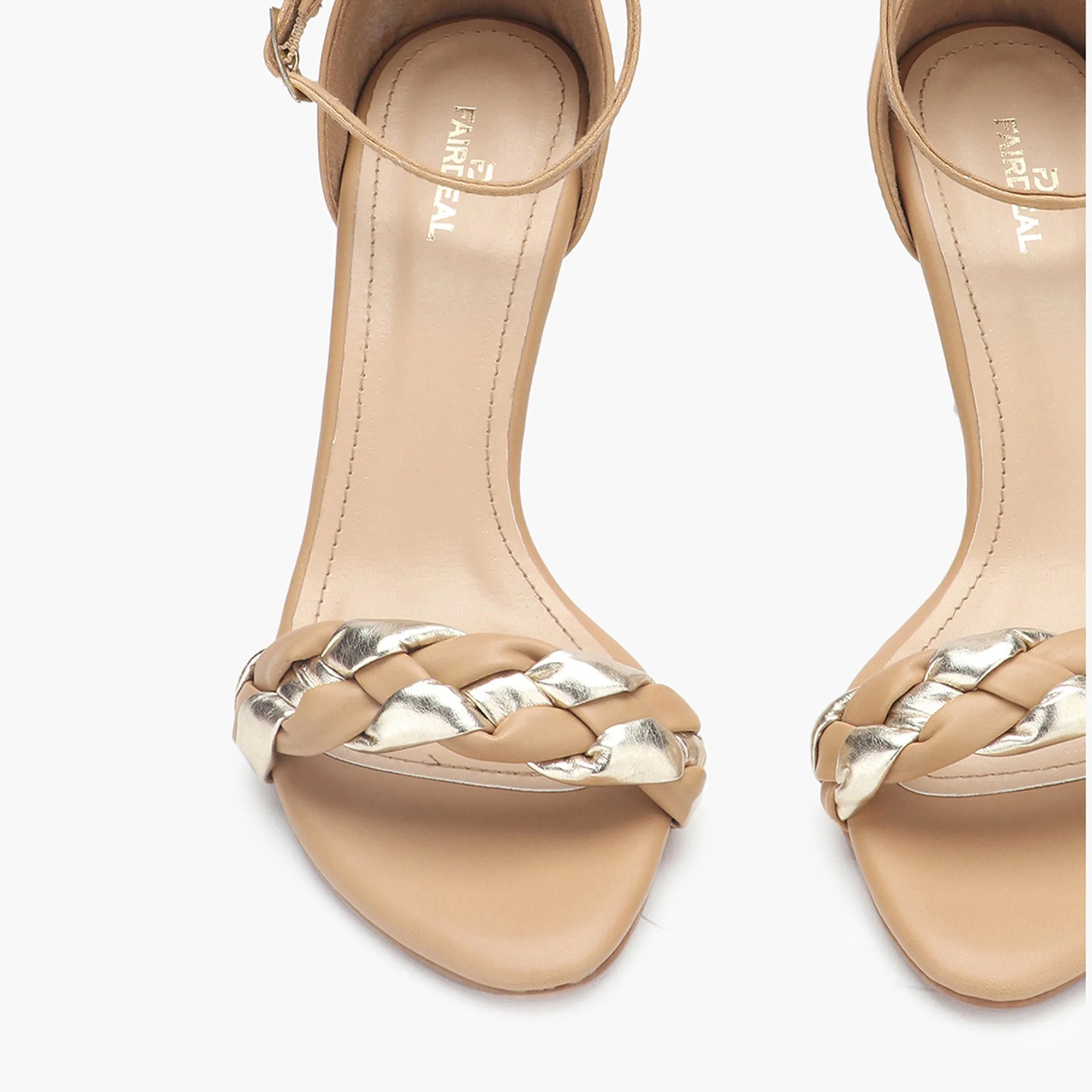 Split Braided Sandals