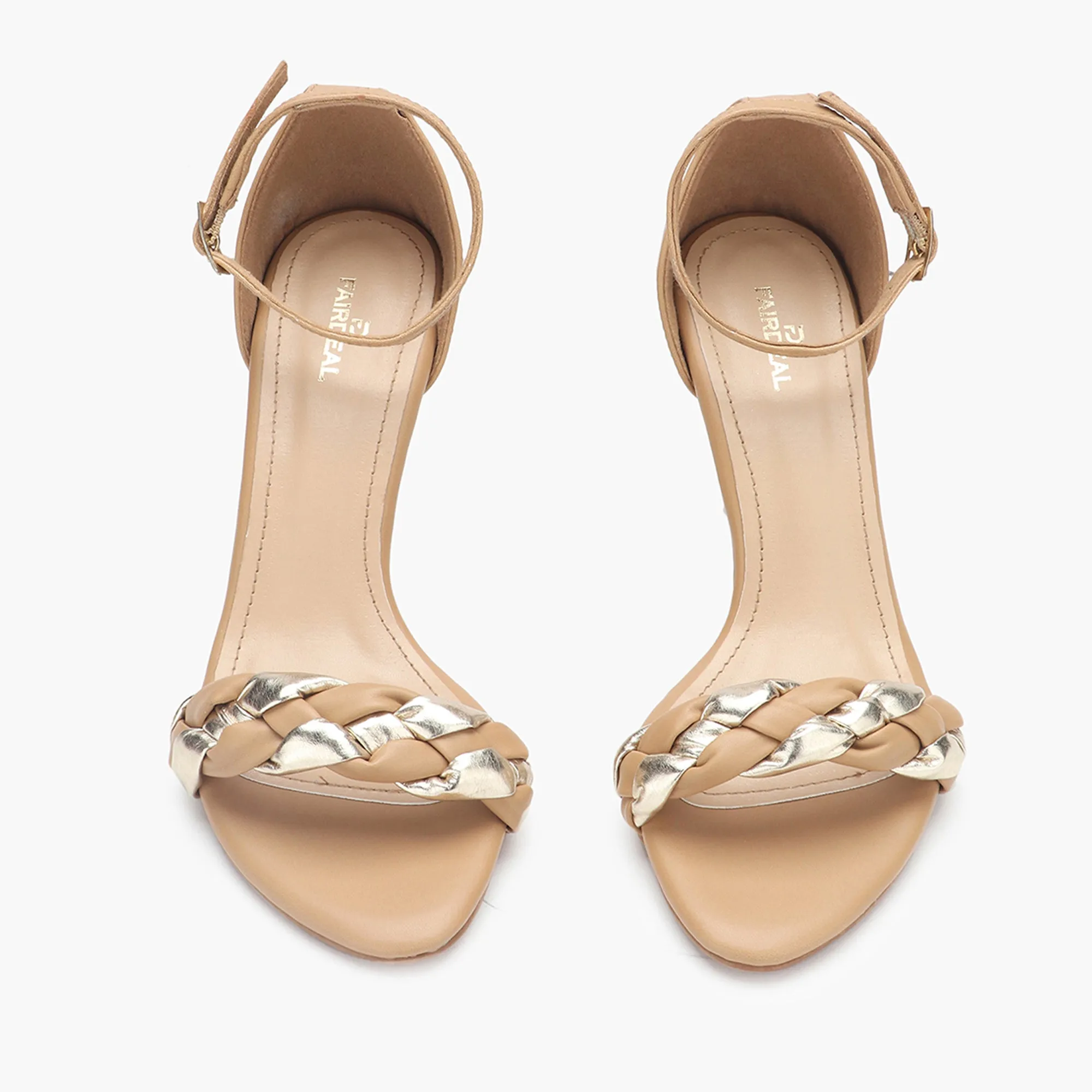 Split Braided Sandals