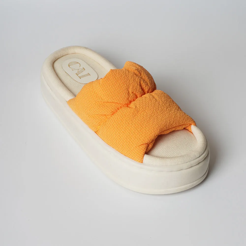 Spongy Yellow Slip On