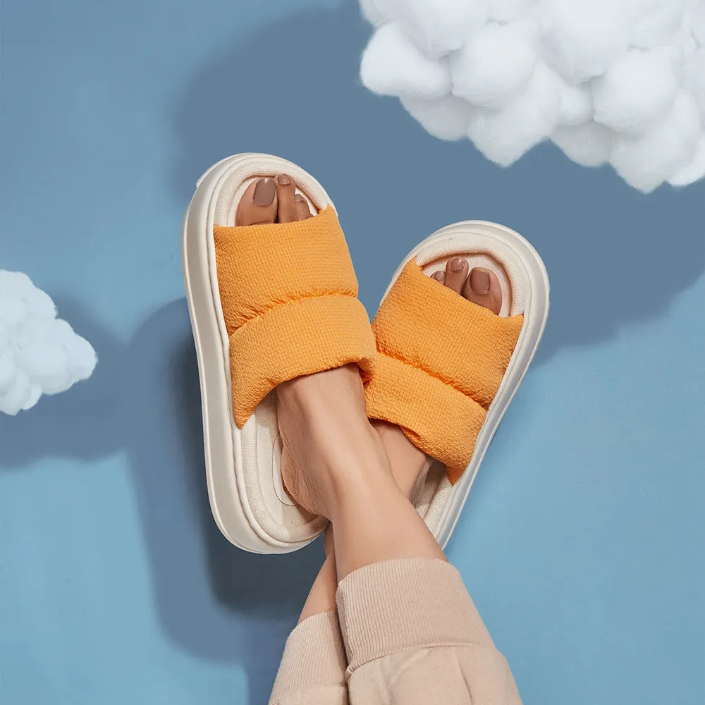 Spongy Yellow Slip On