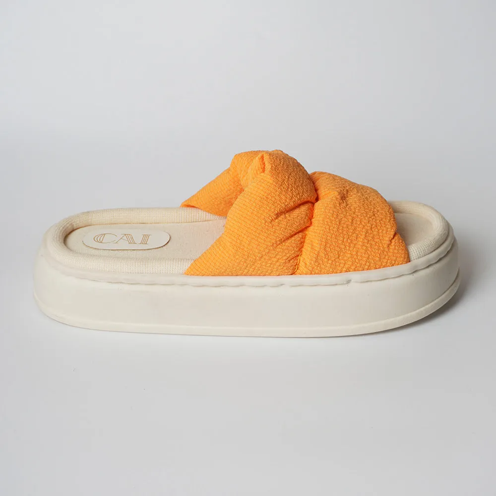 Spongy Yellow Slip On