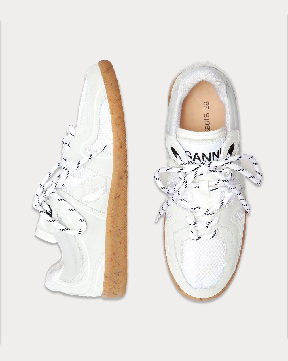 Sporty Mix Retro White Low Top Sneakers