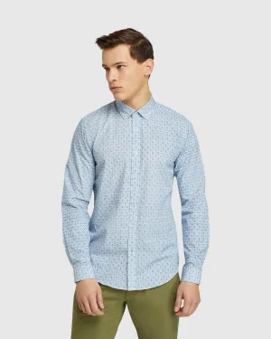 Straton Leaves Print Shirt