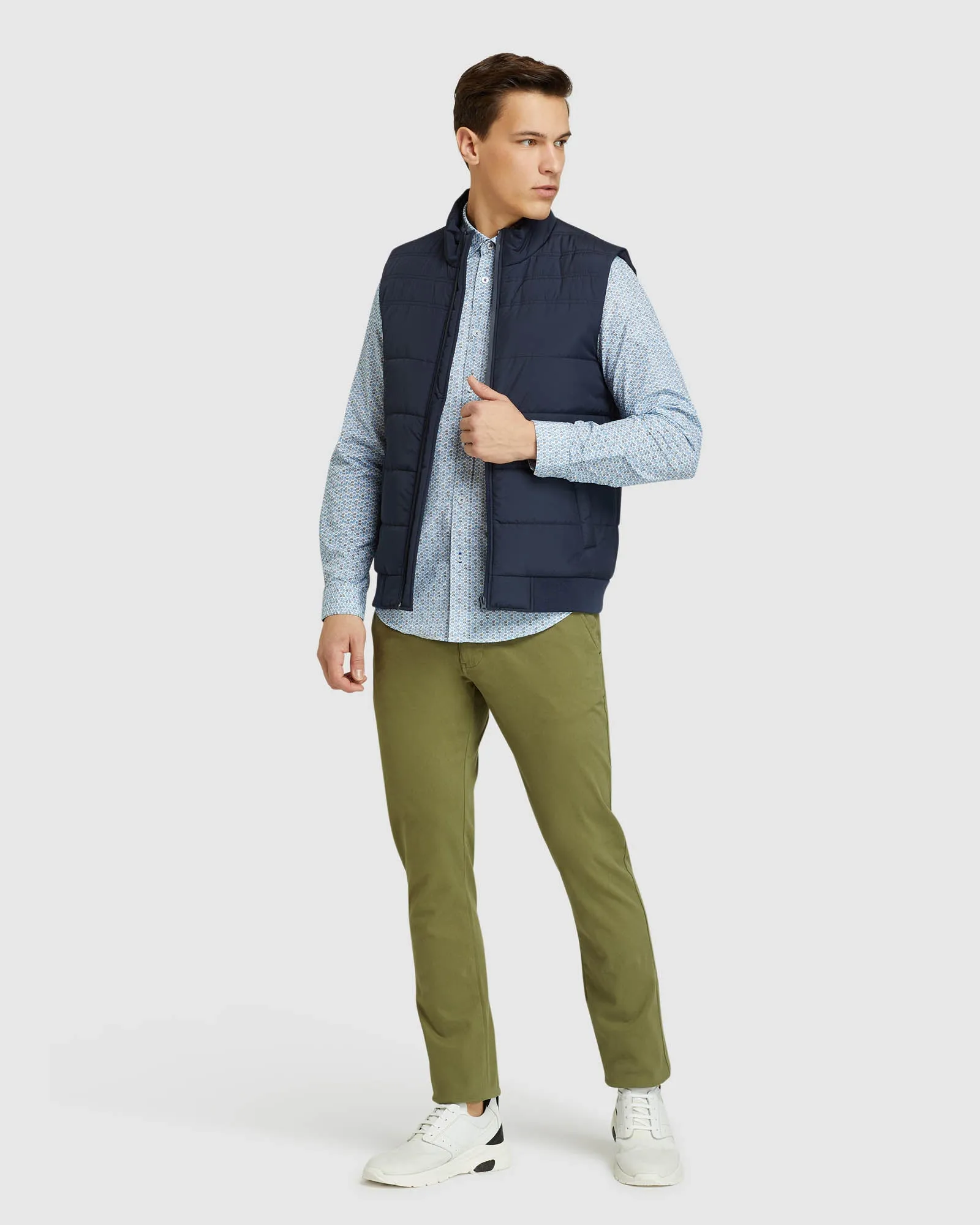 Straton Leaves Print Shirt