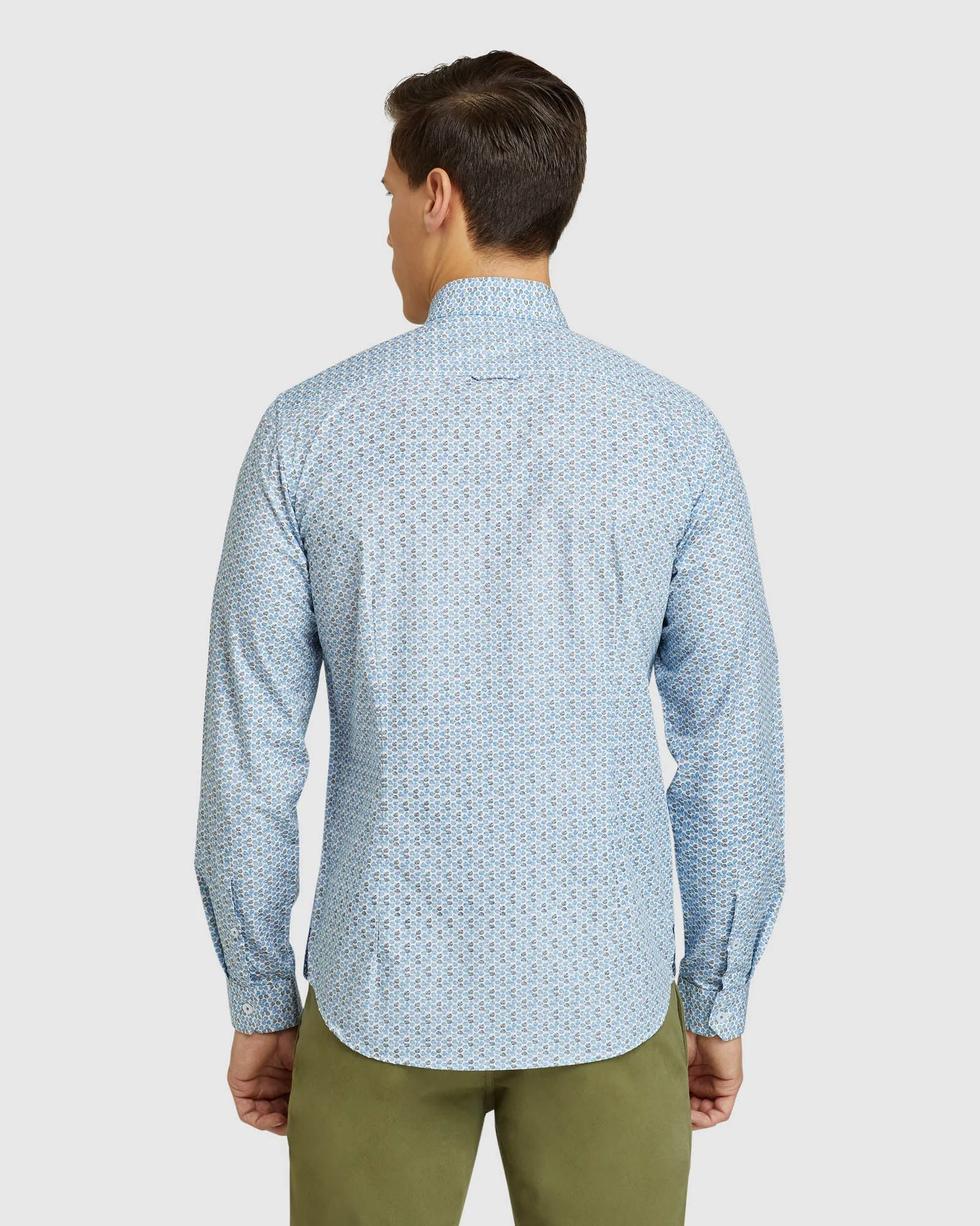Straton Leaves Print Shirt