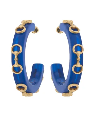 Sutton Horsebit Hoop Earring