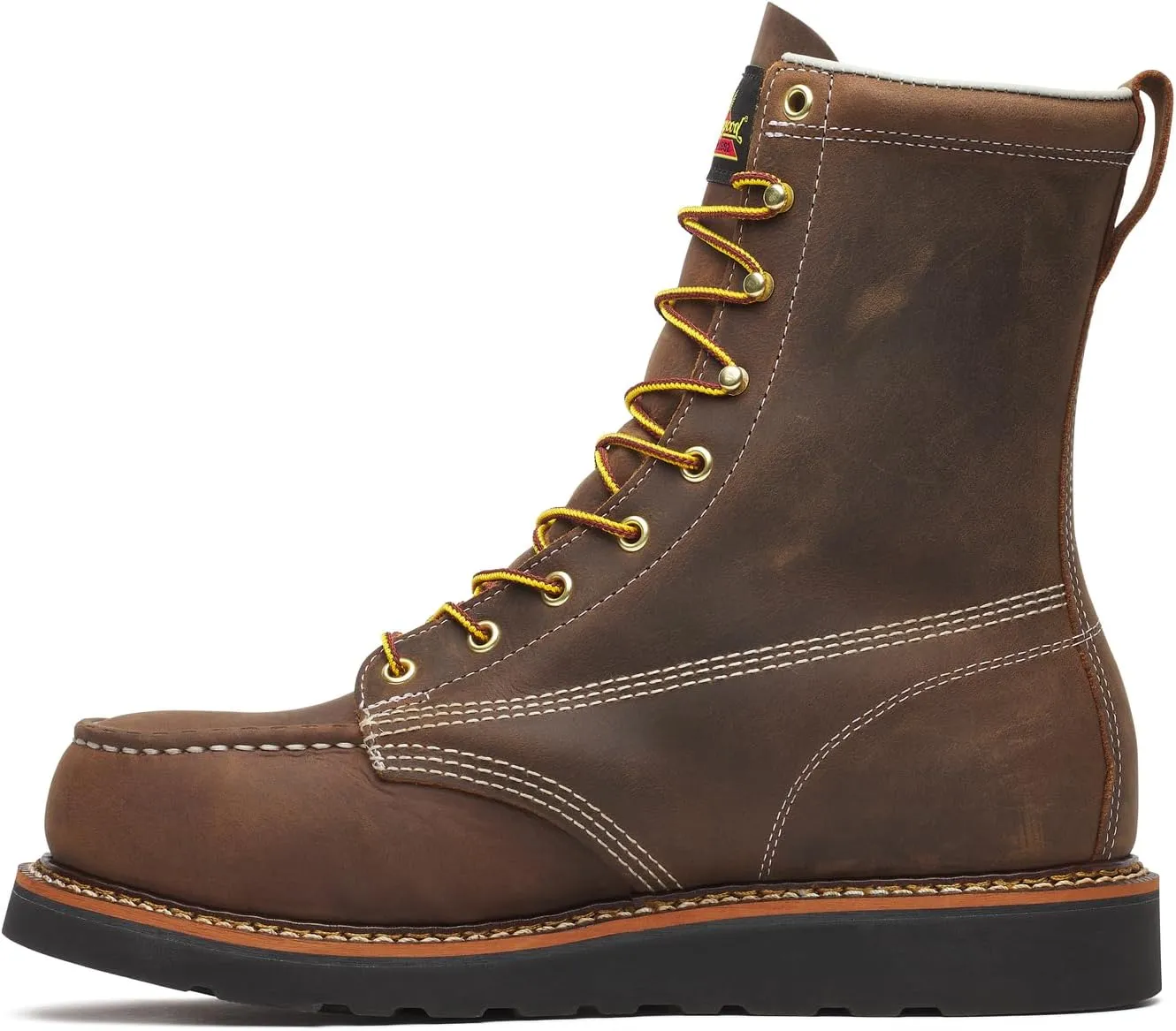 Thorogood Men's American Heritage 8" Moc Wedge Safety Toe Industrial Boot