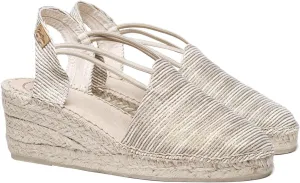 TONI PONS Tania-ZR Women's Vegan Platform Espadrille in Fabric.