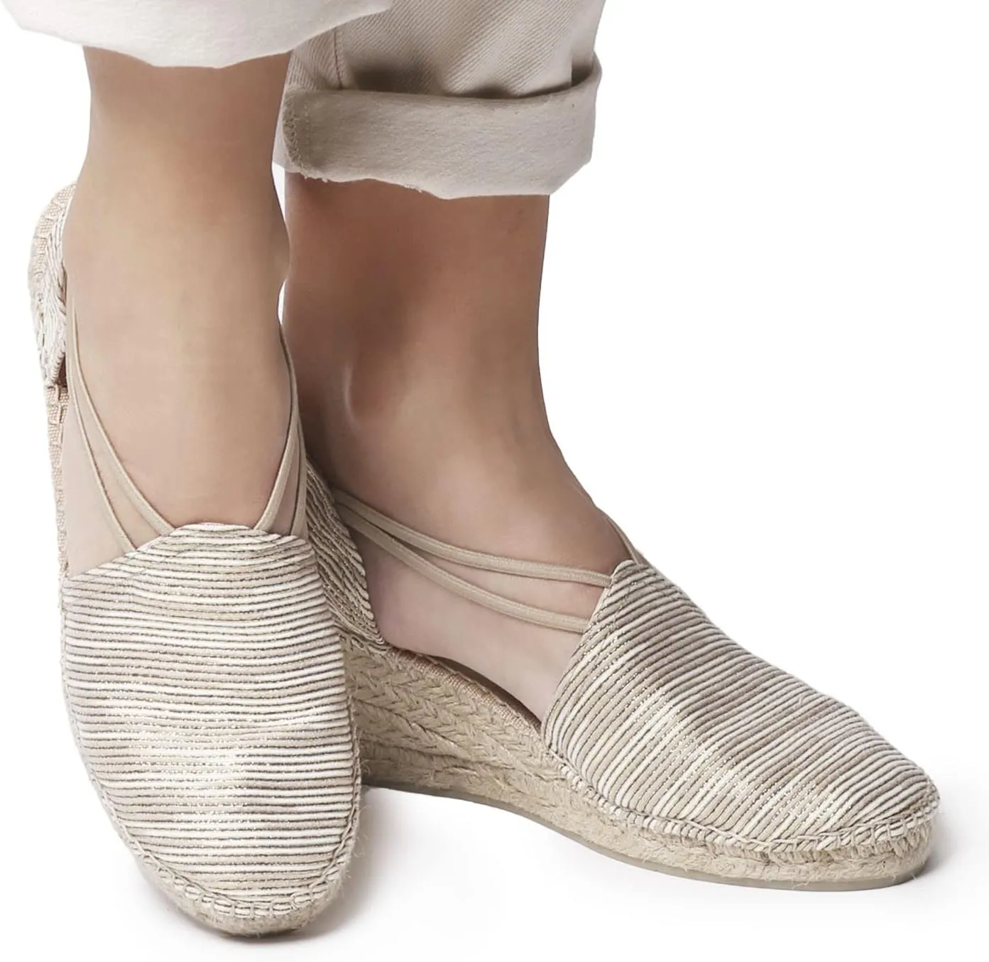 TONI PONS Tania-ZR Women's Vegan Platform Espadrille in Fabric.