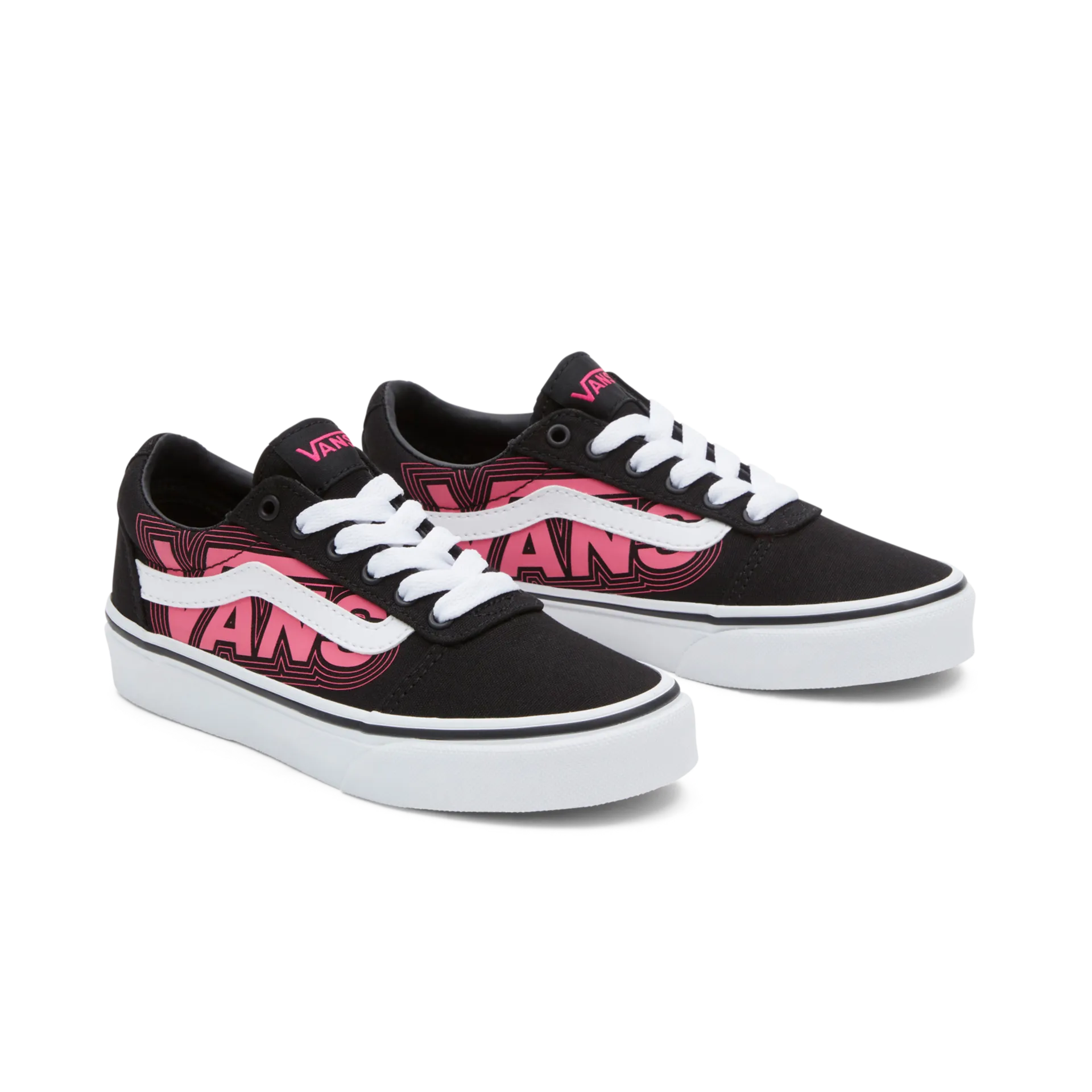 Vans Vans Kids Glow Ward Vn0a3tfwpib1 Neon Pink