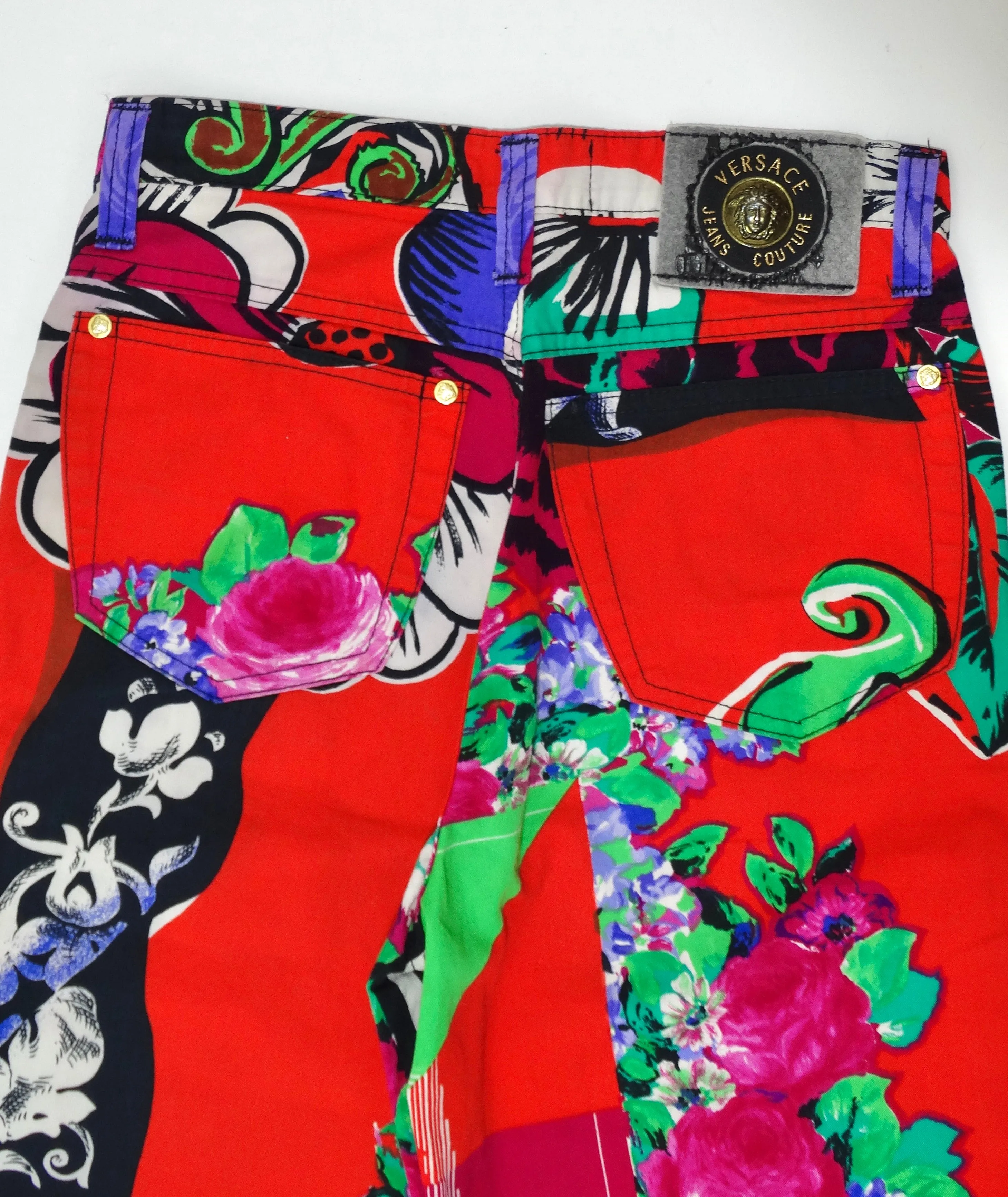 Versace Jeans Couture 1990's Floral Print