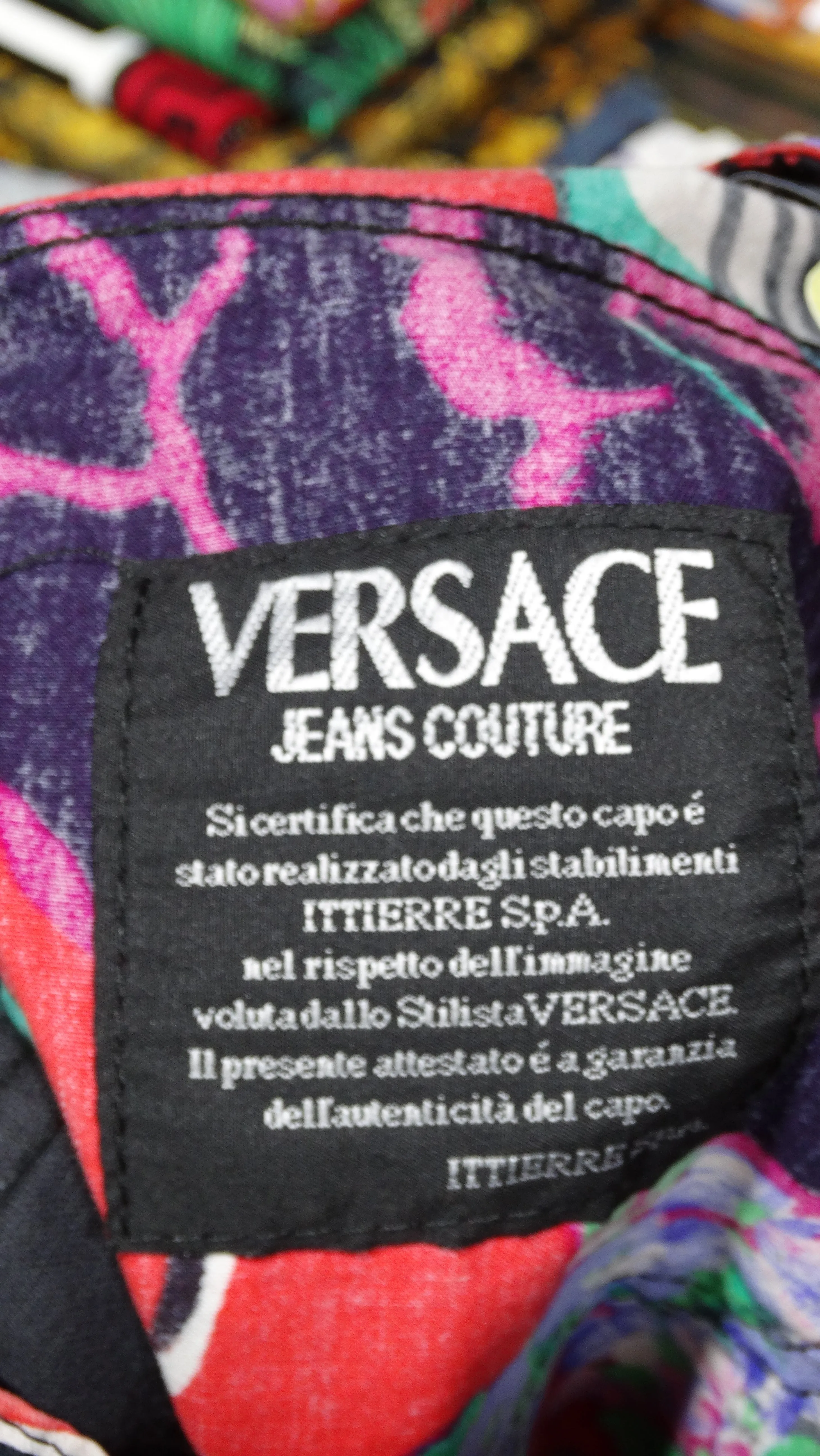 Versace Jeans Couture 1990's Floral Print