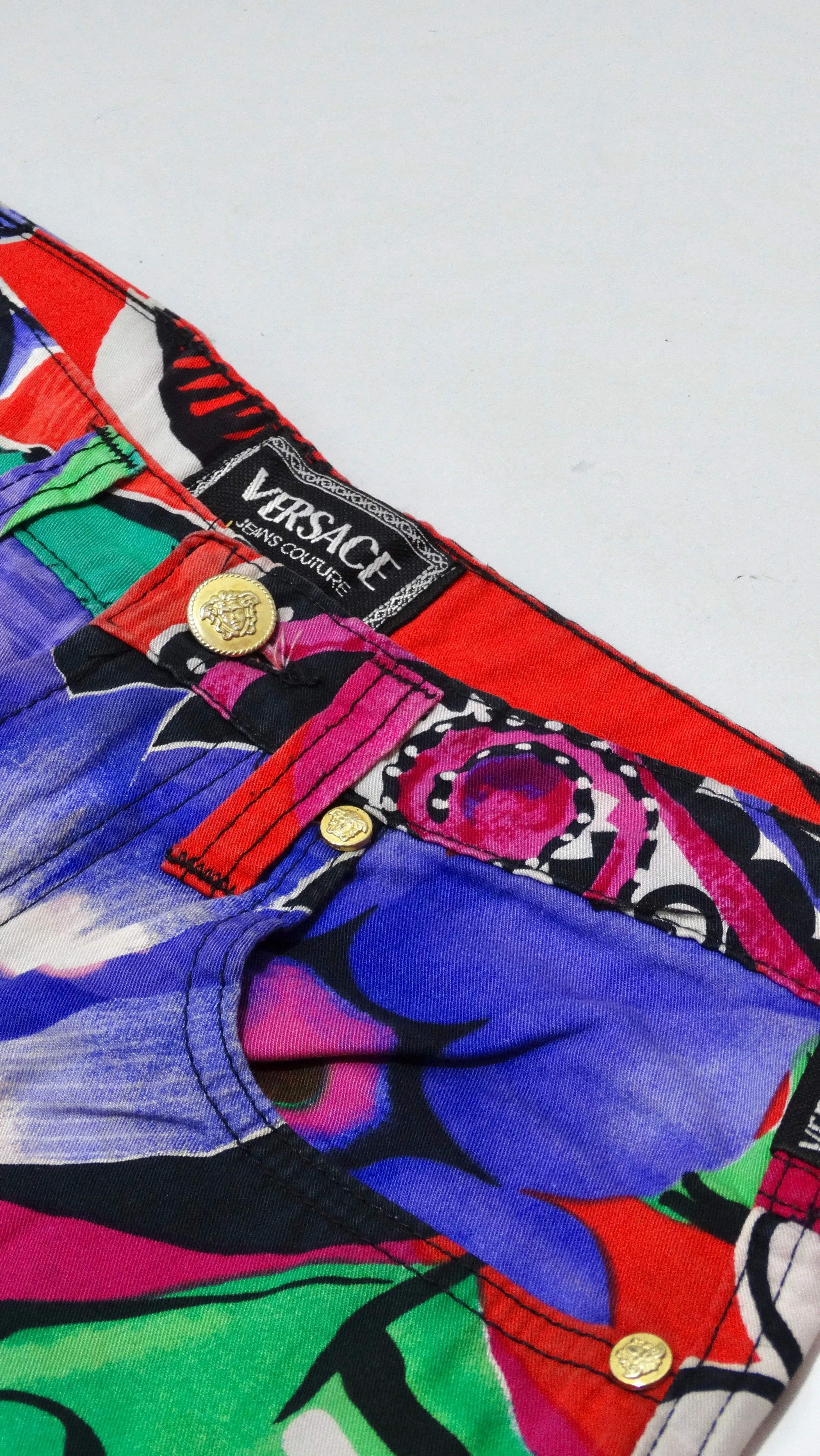 Versace Jeans Couture 1990's Floral Print