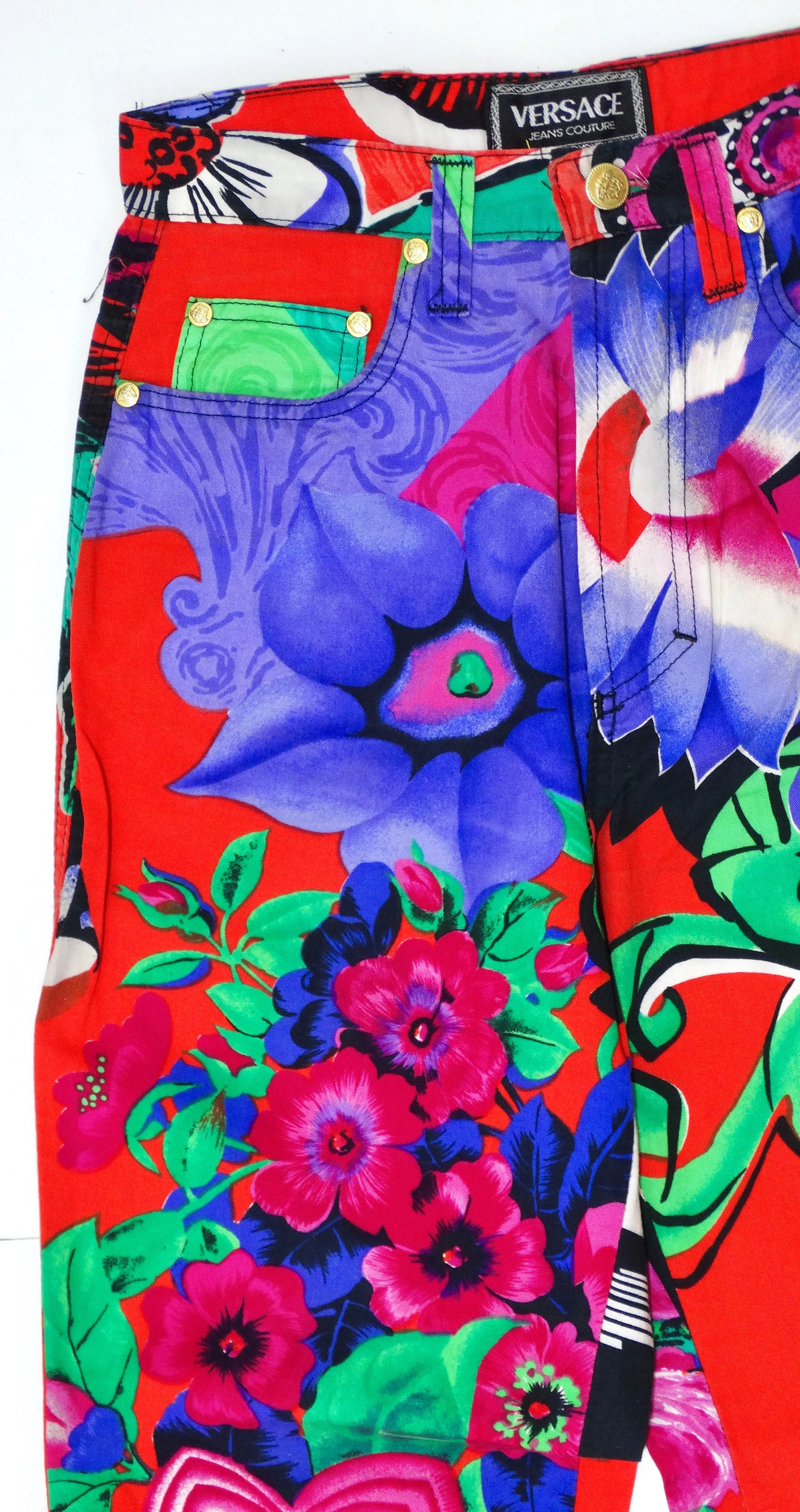 Versace Jeans Couture 1990's Floral Print