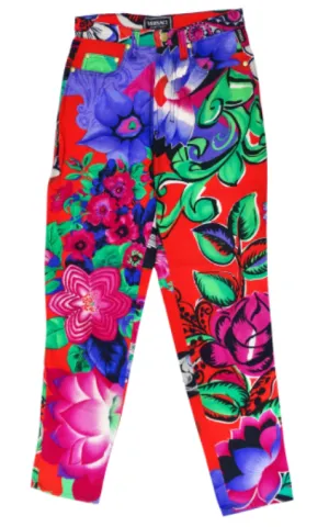 Versace Jeans Couture 1990's Floral Print