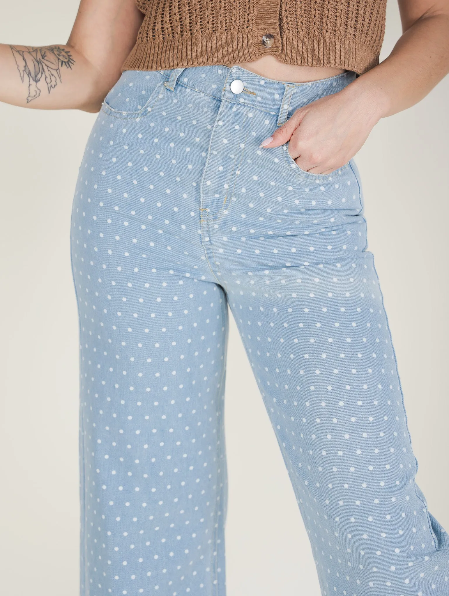 Wilma Polka Dot Jeans