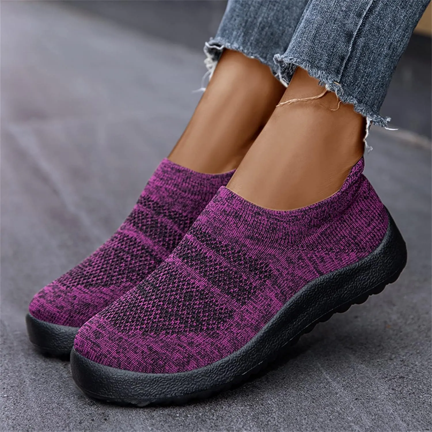 Womens Non Slip Work Shoes Slip On Water Resistant Tennis Shoes Men Mesh Ladies Casual Shoes High Top Sneakers Platform Tennis Shoe Loafers Shoe